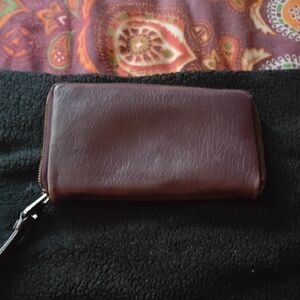 Perlina Deep Purple genuine Leather Wallet